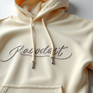Hoodie — Hand-lettered Typographic Design Across A Cream Commercial Design #0092 (Firefly)