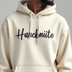 Hoodie — Hand-lettered Typographic Design Across A Cream Commercial Design #0128 (Firefly)