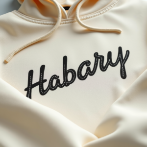Hoodie — Hand-lettered Typographic Design Across A Cream Commercial Design #0287 (Leonardo)