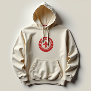 Hoodie — Retro Badge-style Logo Centered On A Commercial Design #0138 (Gemini)