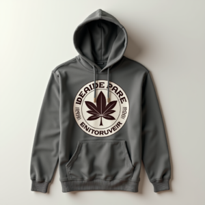 Hoodie — Retro Badge-style Logo Centered On A Commercial Design #0192 (Seedream)