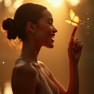 Influencer Photos — Woman With A Sleek Low Bun Social Media #0005 (Stable Diffusion)
