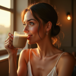 Influencer Photos — Woman With A Sleek Low Bun Social Media #0167 (Recraft)