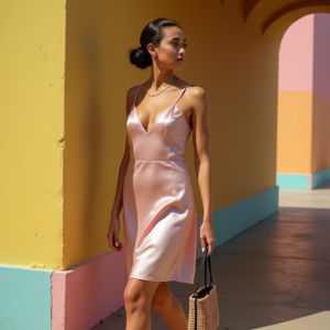 Influencer Photos — Woman With A Sleek Low Bun Social Media #0274 (Firefly)