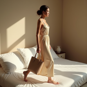 Influencer Photos — Woman With A Sleek Low Bun Social Media #0310 (Firefly)