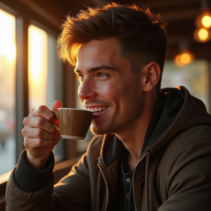 Influencer Photos — Young Man In A Bomber Jacket Social Media #0233 (Stable Diffusion)