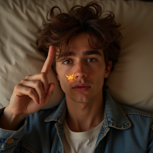 Influencer Photos — Young Man In A Denim Jacket Social Media #0285 (ChatGPT)