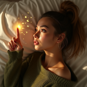 Influencer Photos — Young Woman With A High Ponytail Social Media #0282 (FLUX)