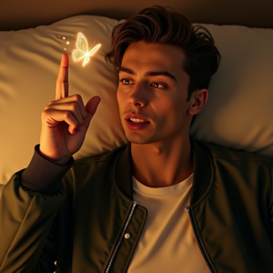 Instagram Portraits — Young Man In A Bomber Jacket Social Media #0078 (Stable Diffusion)