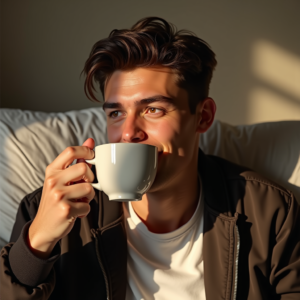 Instagram Portraits — Young Man In A Bomber Jacket Social Media #0306 (Stable Diffusion)