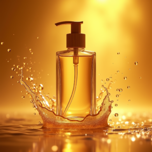 Jewelry — Minimalist Skincare Bottle With A Bamboo Product Ads #0060 (Firefly)