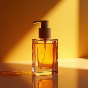 Jewelry — Minimalist Skincare Bottle With A Bamboo Product Ads #0162 (Midjourney)