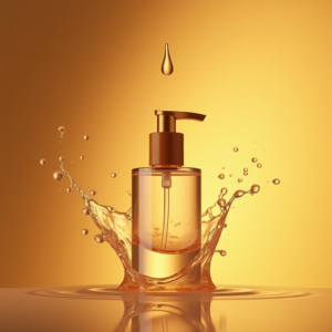 Jewelry — Minimalist Skincare Bottle With A Bamboo Product Ads #0259 (Stable Diffusion)