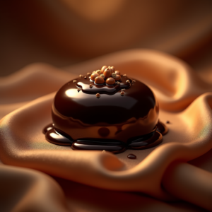 Jewelry — Rich Dark-chocolate Dessert With A Glossy Product Ads #0027 (Leonardo)