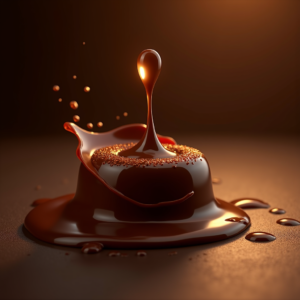Jewelry — Rich Dark-chocolate Dessert With A Glossy Product Ads #0045 (Krea)
