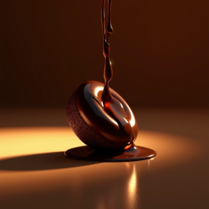Jewelry — Rich Dark-chocolate Dessert With A Glossy Product Ads #0147 (Leonardo)