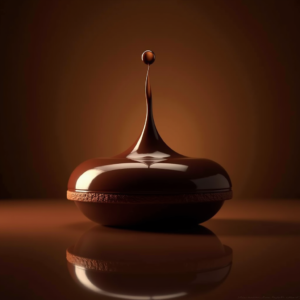 Jewelry — Rich Dark-chocolate Dessert With A Glossy Product Ads #0153 (Krea)