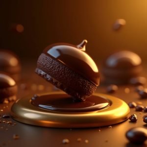 Jewelry — Rich Dark-chocolate Dessert With A Glossy Product Ads #0183 (Leonardo)