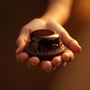 Jewelry — Rich Dark-chocolate Dessert With A Glossy Product Ads #0226 (Gemini)