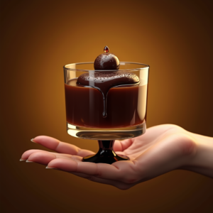 Jewelry — Rich Dark-chocolate Dessert With A Glossy Product Ads #0244 (Seedream)