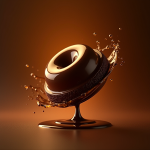 Jewelry — Rich Dark-chocolate Dessert With A Glossy Product Ads #0250 (Gemini)