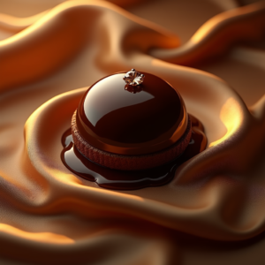 Jewelry — Rich Dark-chocolate Dessert With A Glossy Product Ads #0274 (Gemini)