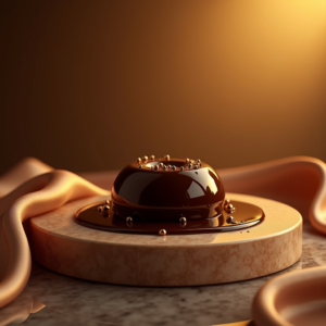 Jewelry — Rich Dark-chocolate Dessert With A Glossy Product Ads #0310 (Gemini)