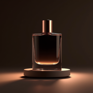 Jewelry — Sleek Matte-black Perfume Bottle With A Product Ads #0175 (Stable Diffusion)