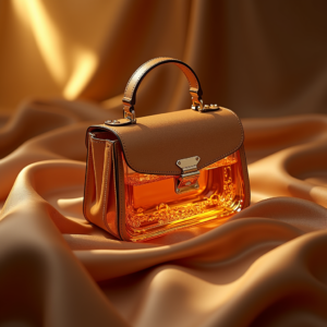 Jewelry — Tailored Leather Handbag With Polished Gold Product Ads #0028 (Seedream)