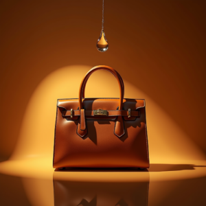 Jewelry — Tailored Leather Handbag With Polished Gold Product Ads #0154 (Gemini)