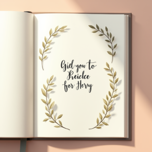 Junk Journal — Cozy Hand-lettered Quote Framed By Minimal Printable / Etsy #0062 (ChatGPT)