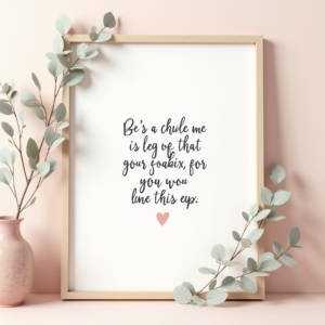 Junk Journal — Cozy Hand-lettered Quote Framed By Minimal Printable / Etsy #0104 (Dreamina)