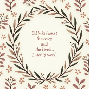 Junk Journal — Cozy Hand-lettered Quote Framed By Minimal Printable / Etsy #0176 (Dreamina)