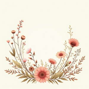 Junk Journal — Delicate Line-art Bouquet Of Wildflowers With Printable / Etsy #0299 (FLUX)