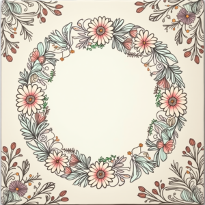 Junk Journal — Intricate Mandala Pattern Radiating From A Printable / Etsy #0129 (Midjourney)