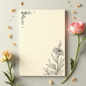 Junk Journal — Nostalgic Vintage-postcard-style Botanical Illustration Printable / Etsy #0210 (Leonardo)