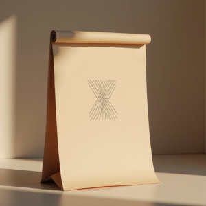 Logo — Clean Line-art Icon Printed On A Commercial Design #0105 (Leonardo)