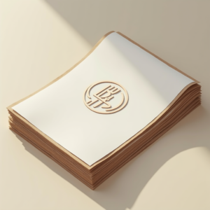 Logo — Clean Line-art Icon Printed On A Commercial Design #0135 (Krea)