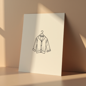 Logo — Clean Line-art Icon Printed On A Commercial Design #0153 (Leonardo)