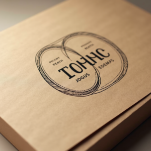 Logo — Clean Line-art Icon Printed On A Commercial Design #0165 (Leonardo)