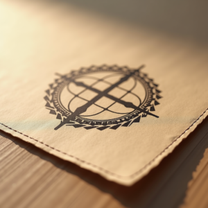 Logo — Clean Line-art Icon Printed On A Commercial Design #0201 (Leonardo)