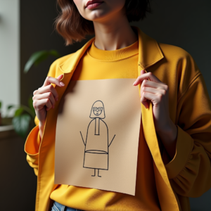 Logo — Clean Line-art Icon Printed On A Commercial Design #0225 (Leonardo)