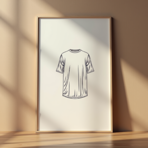 Logo — Clean Line-art Icon Printed On A Commercial Design #0310 (Seedream)