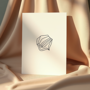 Logo — Clean Line-art Icon Printed On A Commercial Design #0340 (Gemini)