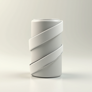 Logo — Duotone Illustrated Design Wrapped Around A Commercial Design #0047 (Dreamina)