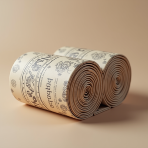Logo — Duotone Illustrated Design Wrapped Around A Commercial Design #0095 (Dreamina)