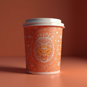 Logo — Duotone Illustrated Design Wrapped Around A Commercial Design #0203 (Dreamina)
