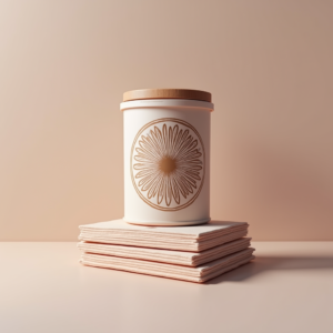 Logo — Duotone Illustrated Design Wrapped Around A Commercial Design #0209 (ChatGPT)