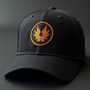 Logo — Embroidered-style Emblem Mockup On A Structured Commercial Design #0022 (Seedream)