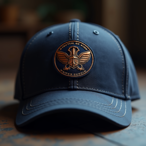 Logo — Embroidered-style Emblem Mockup On A Structured Commercial Design #0094 (Seedream)